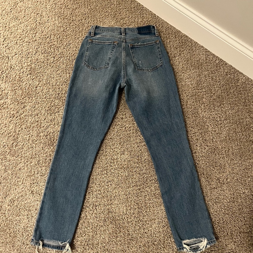 Abercrombie & Fitch Light Blue High Rise Jeans - Picture 4 of 5